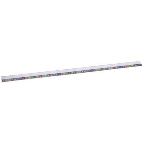 COFAN portaprecios c/tira para bandeja 500 x 39 mm , Portaprecios con tira para bandeja 1000x39 mm