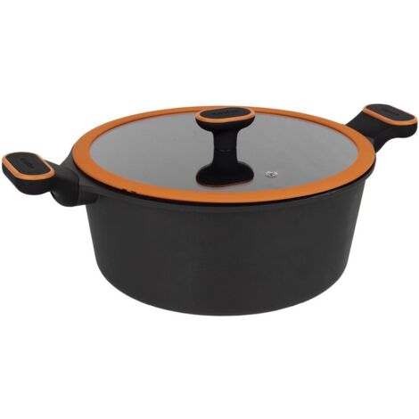 CACEROLA 28 CM FULL INDUCTION ALUMINIO FUNDIDO OLIVIER (1/5)