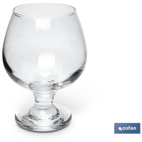 COFAN pack 6 uds copa cognac 39 cl modelo sarbia , Copa de Cognac modelo Sarbia con capacidad 39 cl. Fabricados en vidrio de gran resistencia y durabilidad. Envasado en pack de 6 u (1/2)