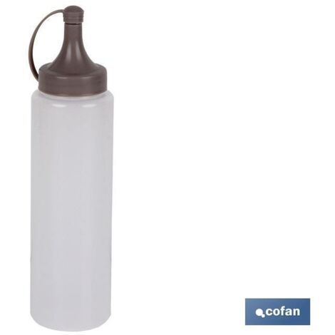 BOTELLA ACEITERA MODELO ALBAHACA 250 ML COLOR PIEDRA 5X20 CM VENTA UNITARIA