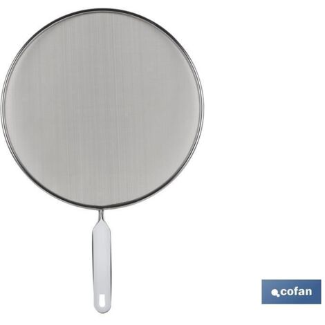 TAPA ANTISALPICADURAS EN MALLA DE ACERO INOXIDABLE 29 CM