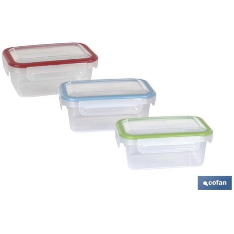 FIAMBRERA VERDE RECTANGULAR CON JUNTA BI-MATERIA MODELO YUBA 1,4 L