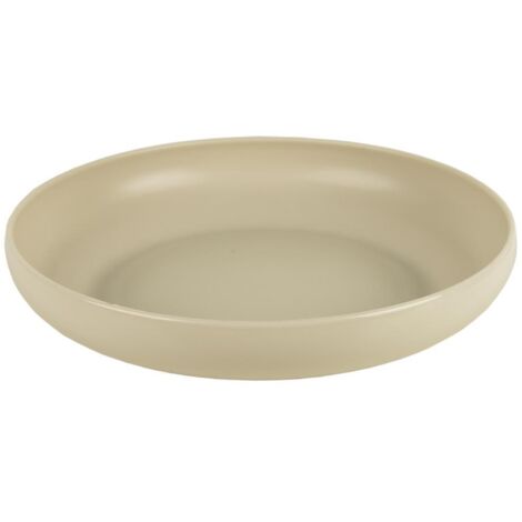PLATO BEIGE 20cm MODELO NARA 850ml (venta unitaria)