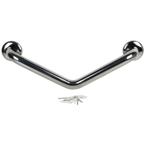 barra de apoyo con angulo de 135º de acero inoxidable 304 (50 x 3.2 cm) (1/5)
