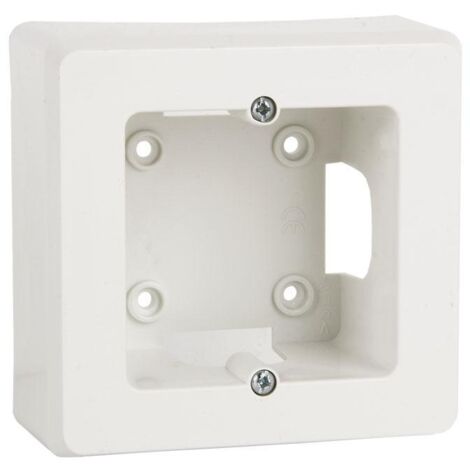 COFAN zócalo superficie 253x96x43 para 3 elemento. blanco , Caja de mecanismos de superficie. Para 1, 2 y 3 elementos. Color blanco. Dimensiones exteriores varias. Incluye taco y t