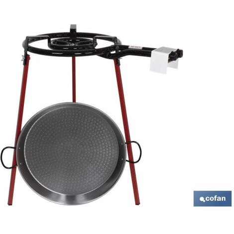 KIT PAELLERA 46CM+QUEMADOR 40CM+ PATAS