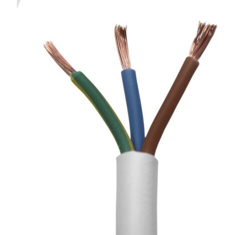 ROLLO 100M MANGUERA BLANCO H05VV-F (3X2,5MM) (1/4)