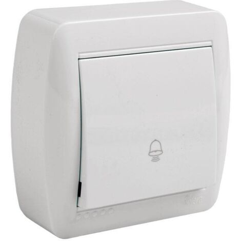 COFAN pulsador campana superficie modelo atlantis 10a blanco