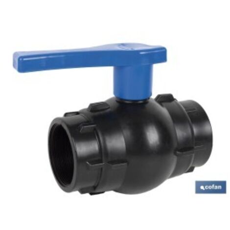 COFAN válvula de bola rosca h-h pp pn16 1/2 x 1/2 venta unitaria