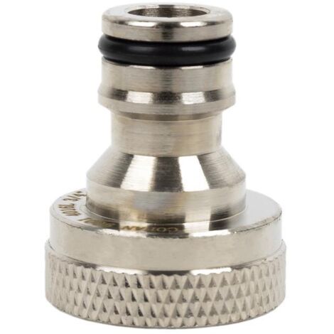 COFAN adaptador latón hembra 3/4 , Adaptador de roscas hembra para manguera de jardín o de riego. Está fabricado en latón de gran calidad. Cuenta con una buena resistencia UV propo