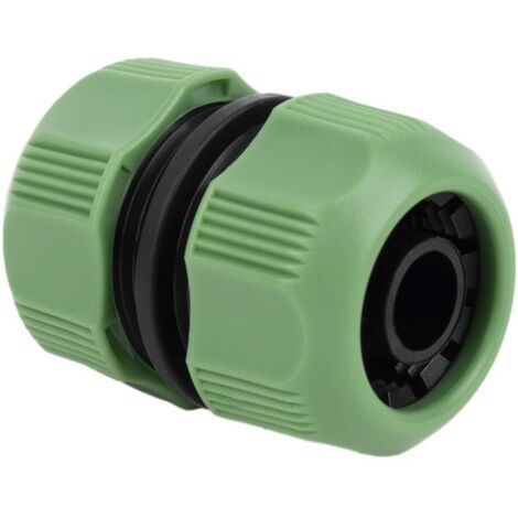 COFAN reparador 1/2 - 5/8 (13-15 mm) , Racor modelo Confort para reparar o empalmar una manguera de riego/jardín. Está fabricado en ABS de gran calidad de color negro y verde. Cuen