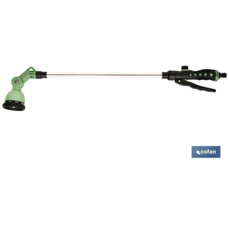 COFAN lanza riego 66cm, 10 posiciones , Lanza de riego con 10 posiciones diferentes de pulverización. Muy fácil de manejar gracias a su mango ergonómico que aporta gran comodidad a