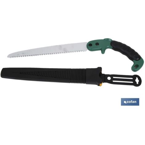 COFAN sierra de poda con funda 500mm , Sierra de poda manual y portátil. Ideal para cortar madera y multitud de materiales. Puede ser utilizada para diversas aplicaciones. Es una h