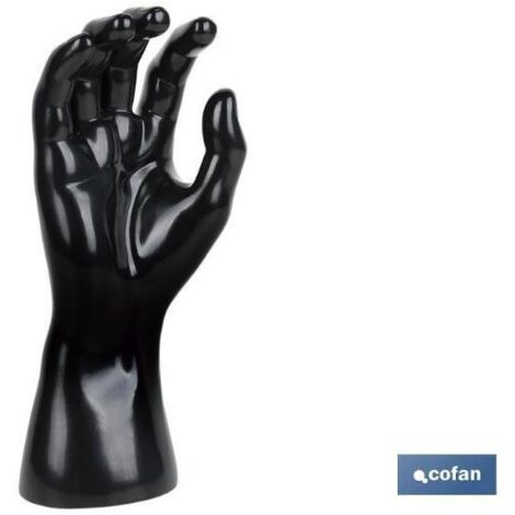 COFAN expositor de guantes base magnética , Mano derecha expositora para la venta o demostración de guantes. Es posible adherirla en superficies metálicas como expositores, mostrad