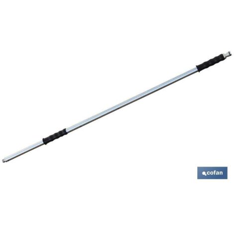 COFAN barra metal cepillo lavacoches+enchufe rápido 90cm. , Barra de metal para cepillo lavacoches con enchufe rápido para mayor comodidad. La barra dispone de dos sujeciones de PV