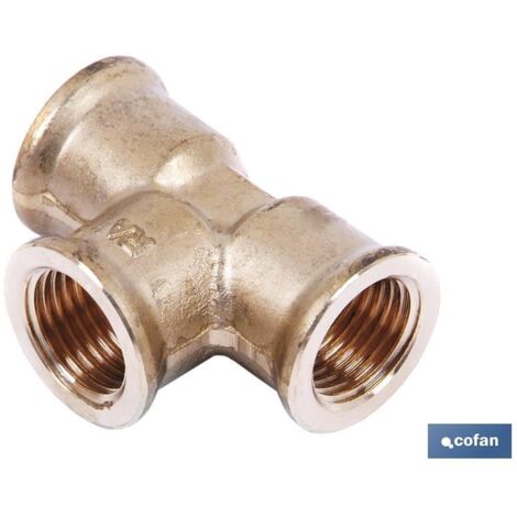 COFAN t + a5 lado r - rosca 12 x 1,5 , T roscada raufoos con 2 entradas roscadas y una entrada lateral en P5 giratoria. Posibilidad de roscas en 12x1,5, 16 x 15