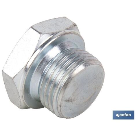 COFAN tapón 16 x 1,5 , Tapones roscados para racorería metálica, roscas desde M-10 hasta M-22