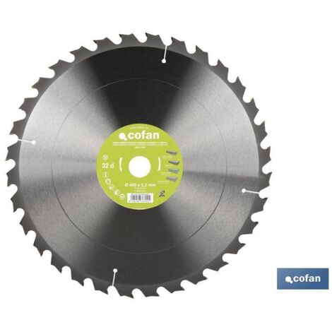 disco de sierra ingletadora para madera/metal ø400 x 2,2 x 30 mm, 32 dientes