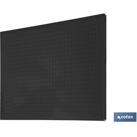 COFAN panel de herramientas antracita con 8 ganchos l-1200 mm