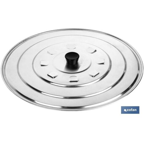 TAPA C/DESVAPO ALUMINIO 32 cm venta unitaria