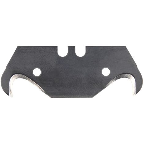 COFAN pack 5 cuchillas tipo gancho cutter zamak , Repuesto de 5 cuchillas tipo gancho para cúter. Las hojas están fabricadas en acero de alta calidad, afiladas y de alta duración.
