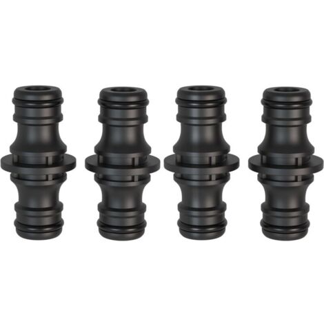 4-teiliger 1/2"-Gartenschlauchverbinder – Verbindungsstück für eine sichere Schlauchverbindung, Kupplung, zum Verbinden zweier Schläuche zur Verlängerung (1/4)