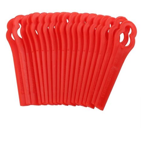 100 Ersatzklingen aus Kunststoff für Trimmer/Kantenschneider, Schneidemaschinenklinge, Motorteile-Set für FRT18A, FRT18A1, Art. 46155, FRT20A1 Zubehör (1/4)