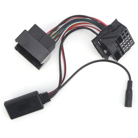 Bluetooth 5.0 AUX 12-Pin-Audioadapter mit Mikrofon und 150 cm langem Kabel für Opel CD30, CDC40 und CD70 (1/4)