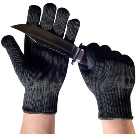 Paar schnitt- und stichfeste Unisex-Handschuhe in Größe L für Garten- und Restaurierungsarbeiten. Optimale Sensibilität und hoher Tragekomfort.