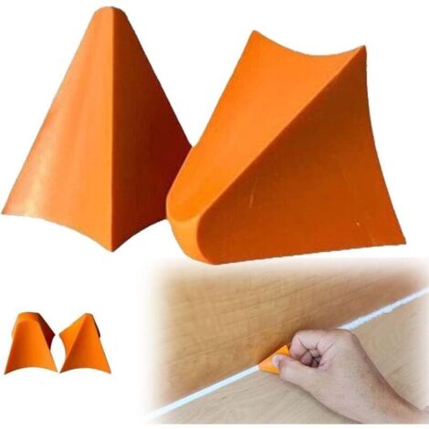 2-teiliges Set Silikonfugenglätter, Fugenentferner, Dichtungswerkzeuge, Instrumente zum Glätten von Silikon- und Acrylfugen, Fugenschaber-Set für Silikon, Glättspachtel (1/4)