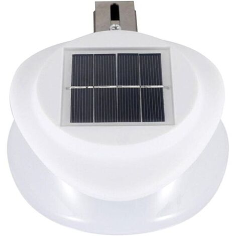 Solarbetriebene Dachrinnenleuchten, wasserdichte LED-Wandleuchte mit warmweißem Solarlicht, Gartenbeleuchtung, weiß, warmweiß (1/5)