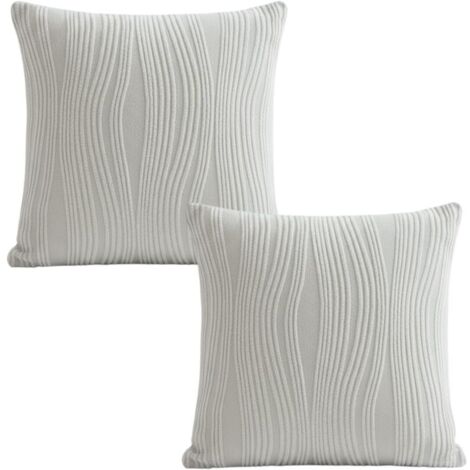 Kissenbezüge 45x45 cm, weicher, kurzer Polyester-Kissenbezug mit Reißverschluss, dekorativer quadratischer Bezug für Sofa, Wohnzimmer, Schlafzimmer - ohne Füllung