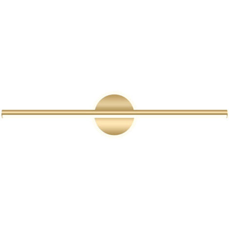 LED-Badezimmerspiegelleuchte, moderne Waschtischleuchte, Badezimmerleuchte, goldfarbene Metall-Wandleuchte für Badewanne und Waschtisch, 40 x 13 x 6 cm, 10 W, weißes Licht