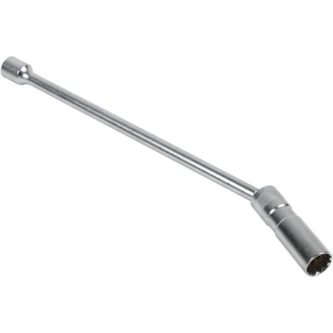 16-mm-Zündkerzensteckschlüssel – Magnetischer, 360° drehbarer Zündkerzenschlüssel 3/8", 12-Punkt-Oszillations-Zündkerzen-Ausbauwerkzeug für dünne Wände, kompatibel mit BMW (lang) (1/5)