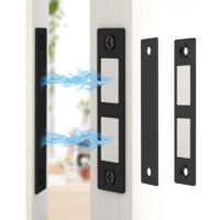 Ultradünner und starker Magnet für Schranktüren, 2er-Pack, Magnetverschluss für Schranktüren, Magnetverschluss für Schiebetüren, Magnet für Küchenschränke, zum Ziehen