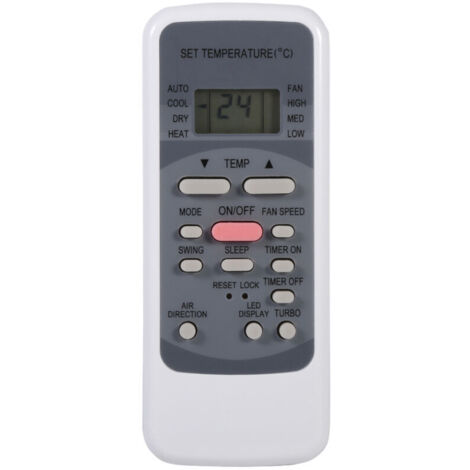 Universal Replacement Remote Control for Midea R51M/E Air Conditioner, New Model