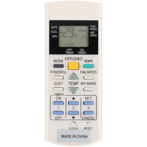 Replacement Air Conditioner Remote Control Compatible with A75C3299 and A75C2600 (1/5)