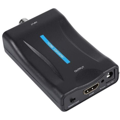 Jeffergarden BNC to HDMI Video Adapter, BNC to HDMI Converter for 1080P/720P HD Display, Suitable for PS2, PS3, PSP, Wii, Xbox 360 etc.