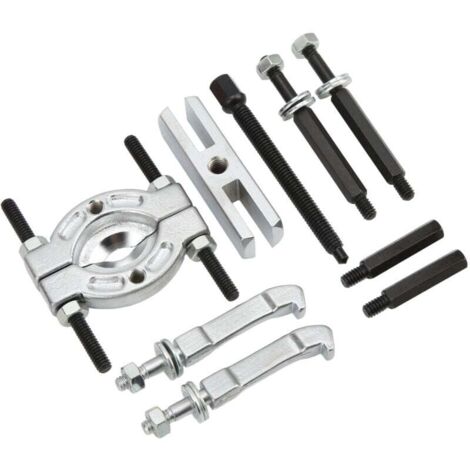 Set di estrattori per cuscinetti, set di estrattori e separatori per cuscinetti da 9 pezzi, set di utensili universali per la rimozione dei cuscinetti dei pignoni per assi dei mozzi delle ruote, pigno (1/5)