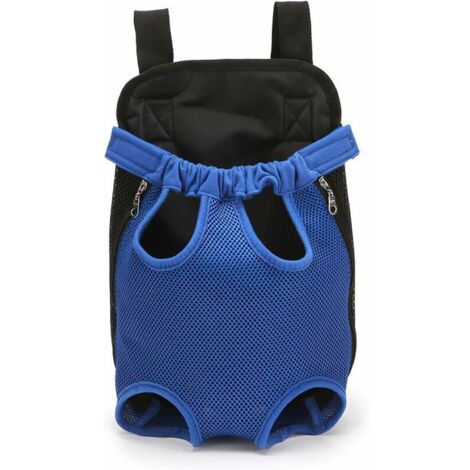 Pet Backpack, Adjustable Pet Backpack, Dog Travel Bag, Pet Carrier with Ventilation Design (M, Blue)