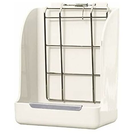 Rabbit hay rack, hay rack, rabbit bowl, white rabbit bowl, grass bowl, feeding bowls for small animals such as rabbits, chinchillas, hamsters and guinea pigs