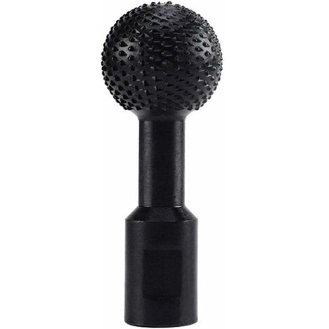 14mm Ball Wood Groove Engraving Tool, Ball Rotary Burr, Steel Ball Rotary File for Drills and Grinders, Polishing and Engraving, Black