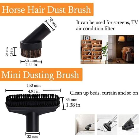 Vacuum Specialists TurboCat Air Nozzle Central Vacuum Kit - 35ft Hose, Telescopic Wands, Turbo Powerhead For All Brands