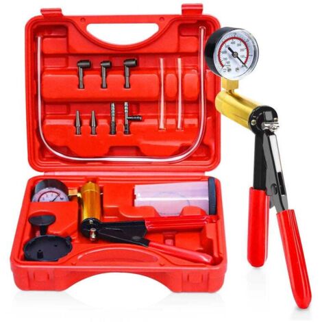 Brake bleeder pump set, vacuum circuit tester, manual vacuum pump, car vacuum repair tool set