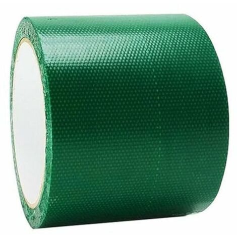 Special tarpaulin repair tape – Waterproof – Self-adhesive tarpaulin repair tape – For awnings – Width 8 cm – Length: 500 cm – Green (1/5)