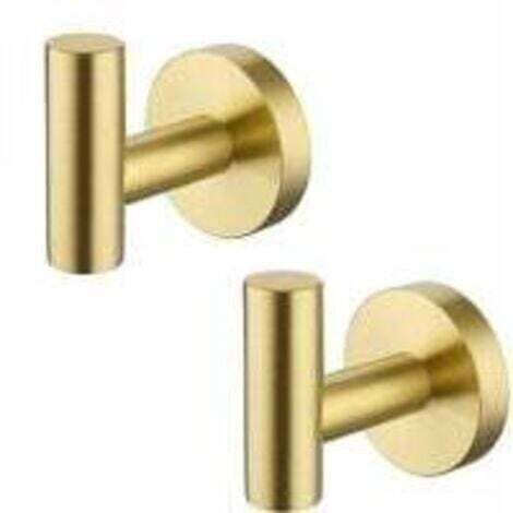 Triumphe Wall Hooks, Towel Holder, Coat Hooks, Matte Gold, 304 Stainless Steel, Storage (1/4)