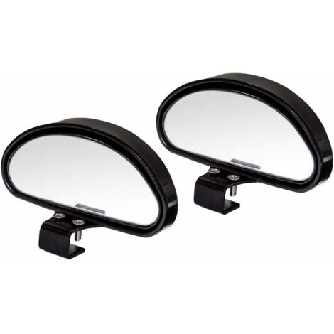 Monitored Rearview Mirror, Blind Spot Mirror, Blind Spot Mirror, Monitored Rearview Mirror for All Cars - Adjustable Convex Mirror (2 Pieces - A) (1/5)