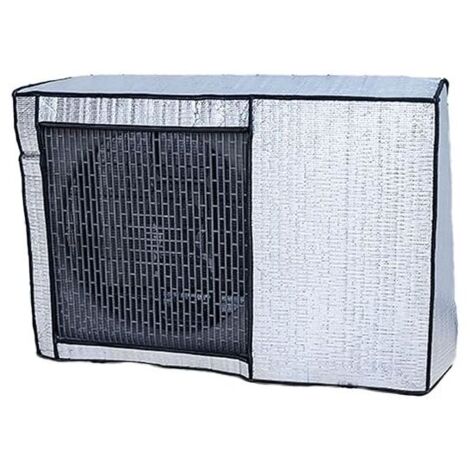 (Open, 100 x 42 x 79 cm) Aluminum Foil Outdoor Air Conditioner Dust Cover