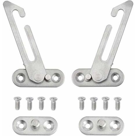 Set of 2 UPVC Window Restrictors – Made from 304 Stainless Steel – Screws Included – For Left and Right Opening Windows (1/5)