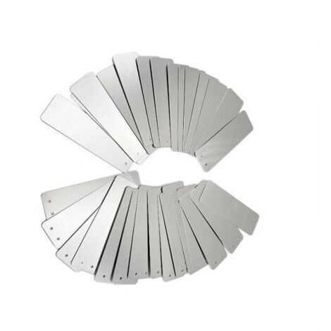 100 Rectangular Aluminum Garden Signs - Outdoor Signs, Metal Signs, Plant Labels (1/5)